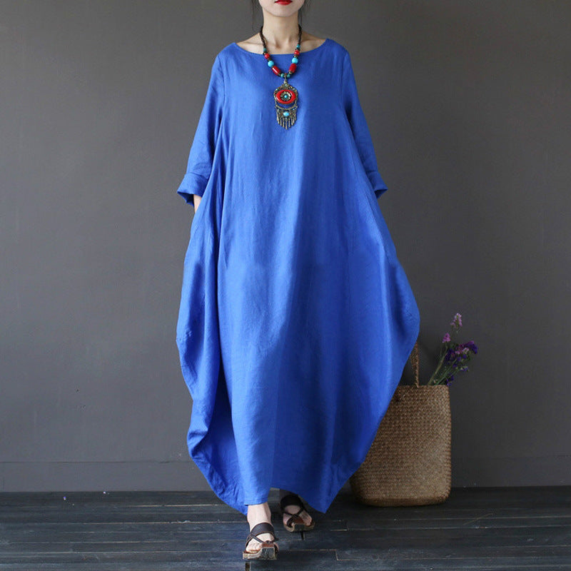 【S-5XL】2024 noua rochie de vara largi marime mare confortabila si respirabila