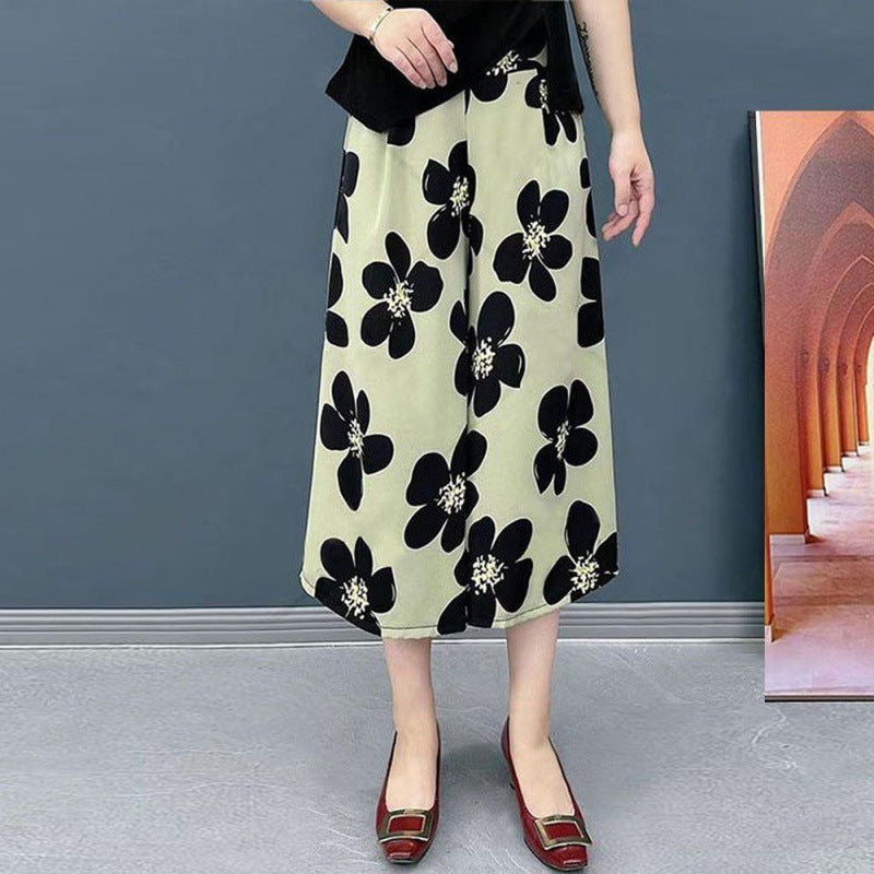 ❤️【Cumpără 1 primești 3 gratis】❤️【M-5XL】2024 Noi pantaloni largi imprimați cu talie înaltă