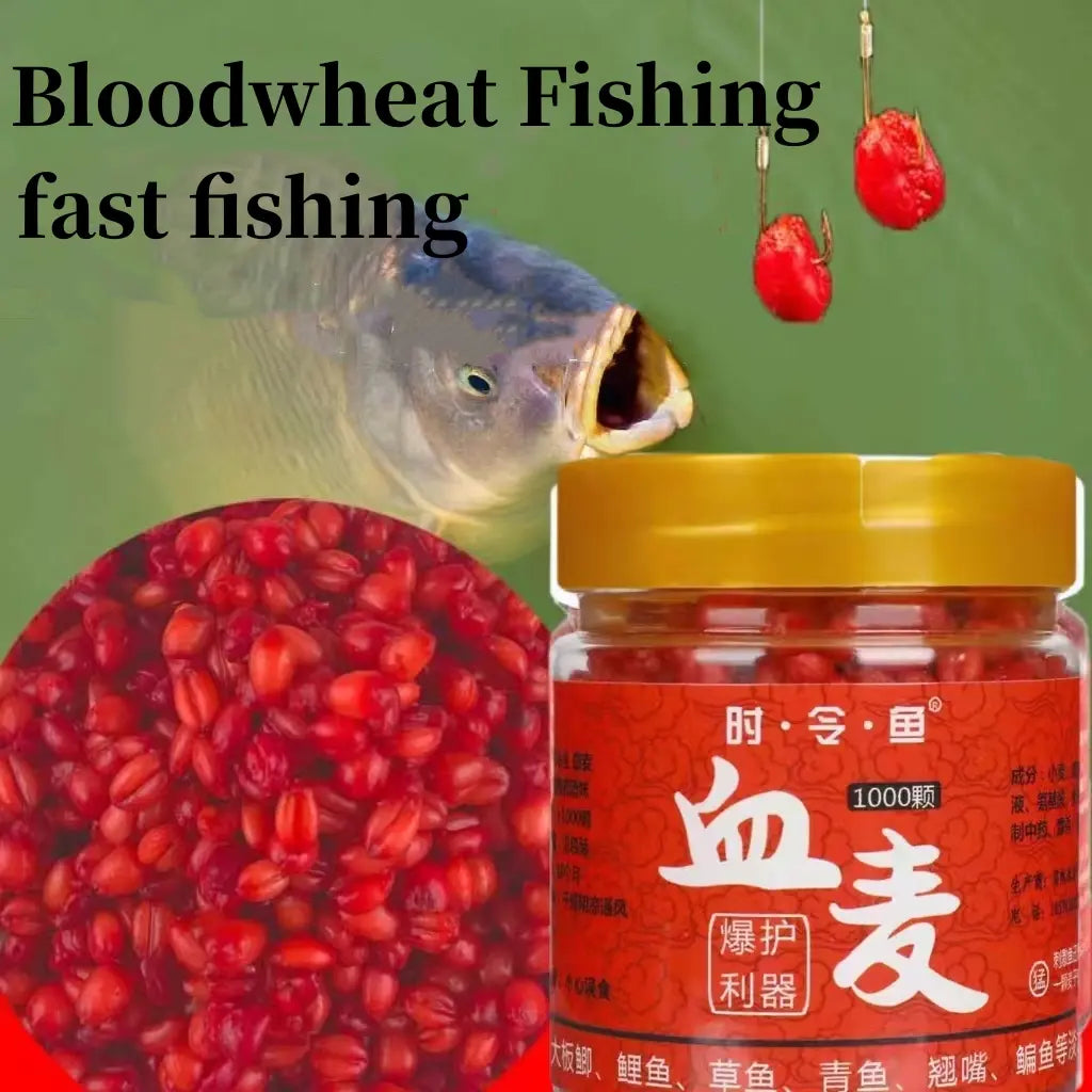 【Cumpărați 1, primiți 1 gratuit】 Hrană pentru momeală de pescuit peleți pentru pescuit din grâu cu sânge