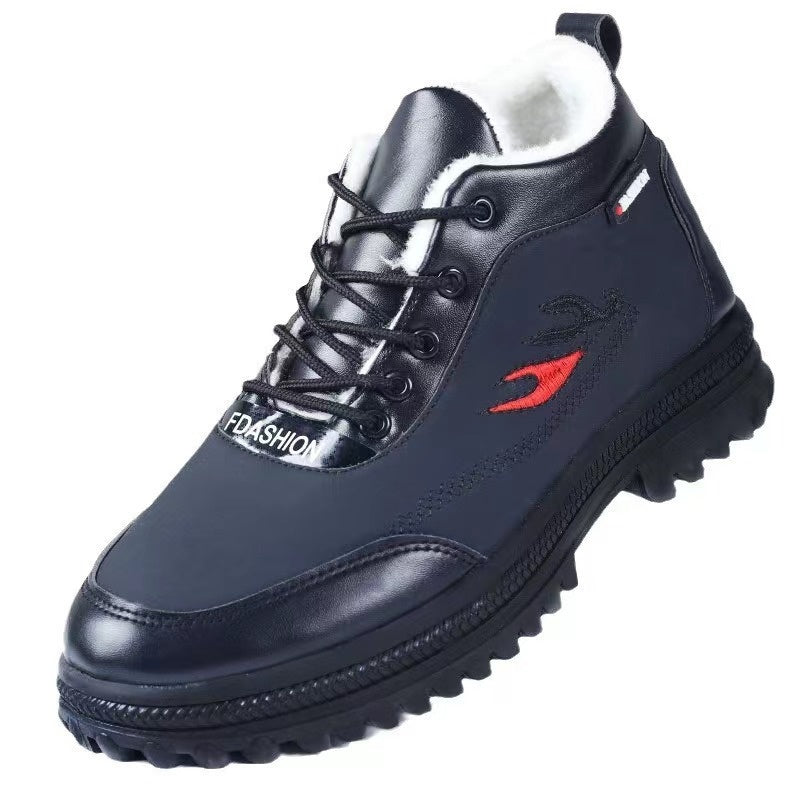 Cross-Border Men's Four Seasons Sneaker Fashionable Breathable Comfortable Non-Stinky Feet Thick Bottom Increased Morning Leisure Pumps