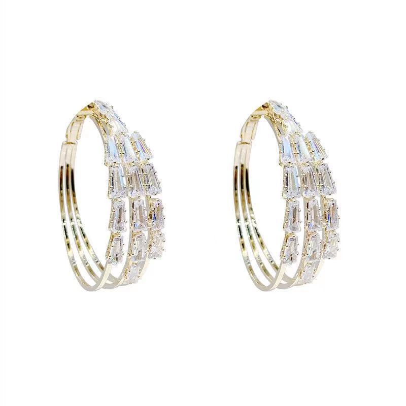 Cercei polivalenti din argint sterling cu cristale