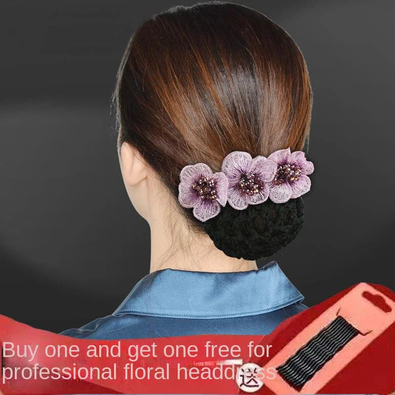 (Cumpărați 2 obțineți 2 gratuit) 4 bucăți 🌸 Removable Mesh Hand Embroidered Beaded Hair Clips