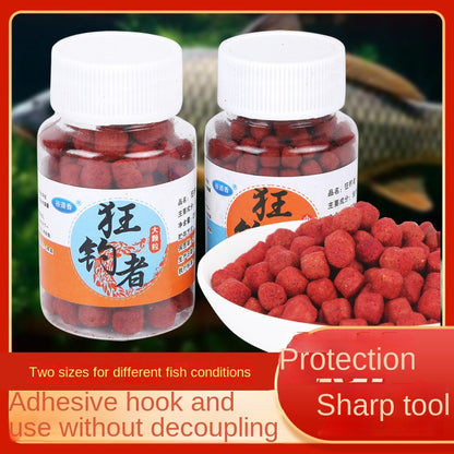 【Prindeți pește în câteva secunde】【4/10 sticle 】Particule proaspete de momeală din proteine animale Marfă cautată