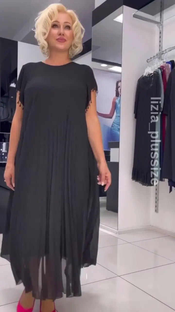 [S-5XL] 2024 Nouă rochie confortabilă pentru femei, mărimi plus