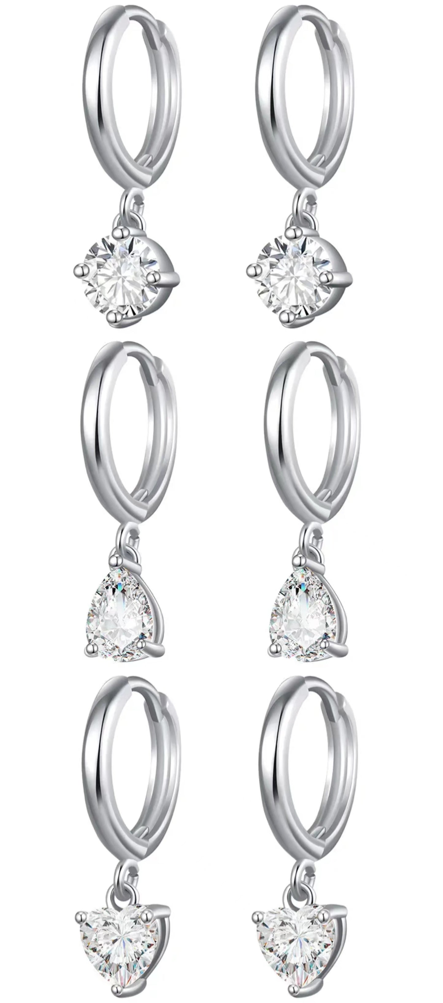 [Cumpăraţi 1, primiţi 1 gratuit] Cercei rafinaţi şi luxos din aur de 18k cu zirconi strălucitori