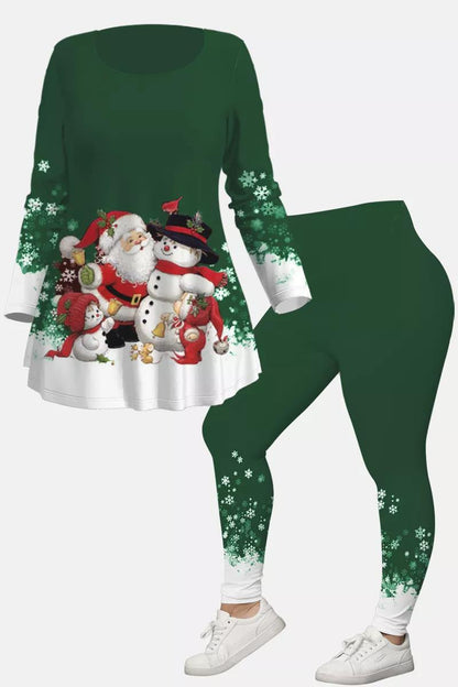 【L-4XL】Craciun lmprimare Creativ 3D Digital Ocazional Costum Loose Crew Gat pentru barbati sifemei