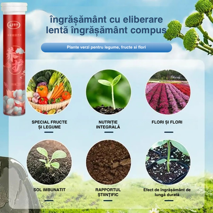 2024 Grădinărit acasă îngrășământ cu eliberare lentă flori în ghivece suculente potrivite pentru îngrășăminte organice de uz casnic