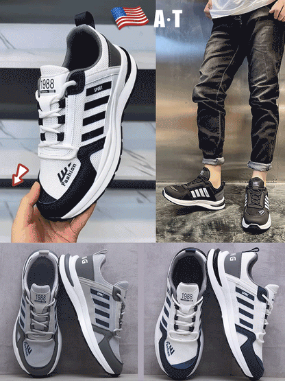 Pantofi de bărbați cu ochiuri respirabile din plasă pentru bărbați Aggan Casual