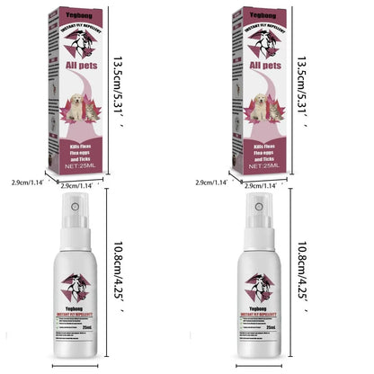 🍀Spray extern pentru căpușe și mâncărimi pentru animale de companie pentru respingere muște ecvine🍀