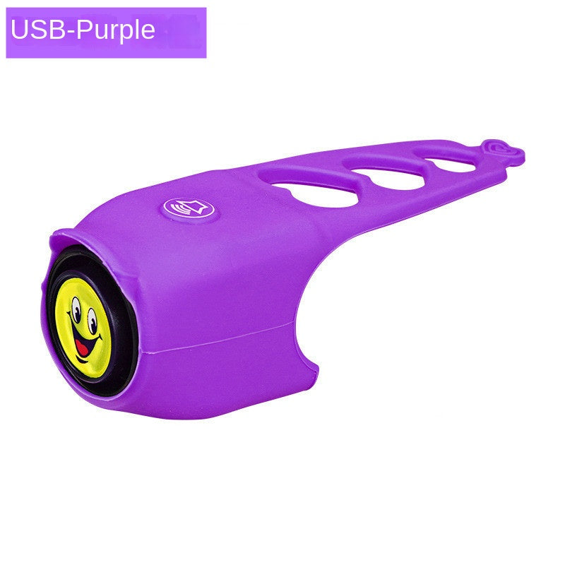 Sonerie pentru biciclete de munte claxon electronic corn silicon echipament de echitatie
