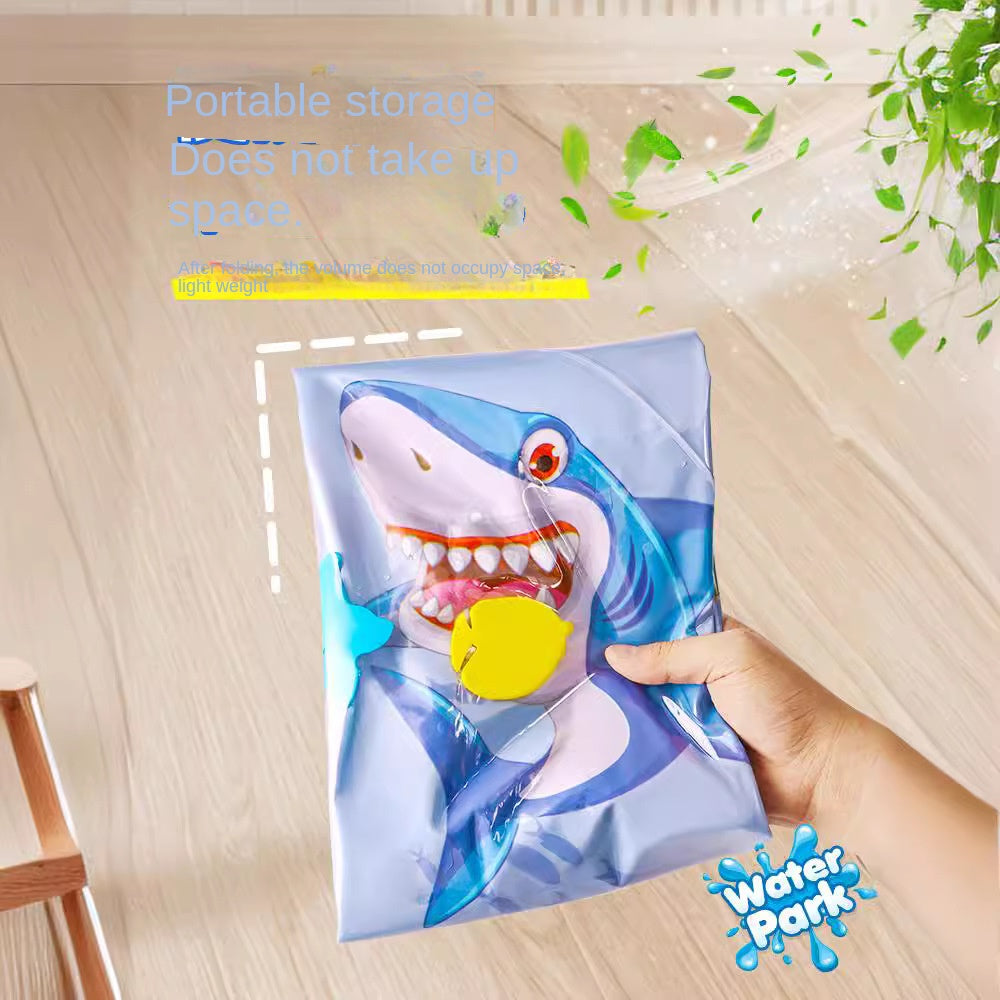Pet Large Inflatable Water Injection Bed Ice Pad Cat Summer Cooling Breathable Heat Dissipation Scratch-Resistant Anti-Bite Cartoon Little Fish