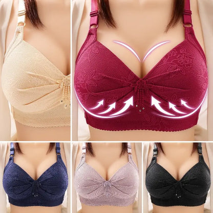 ⚡🔥Promoție de Anul Nou--50% reducere 🥰 2024 Sutien pentru lenjerie intimă confortabilă de mărime Plus