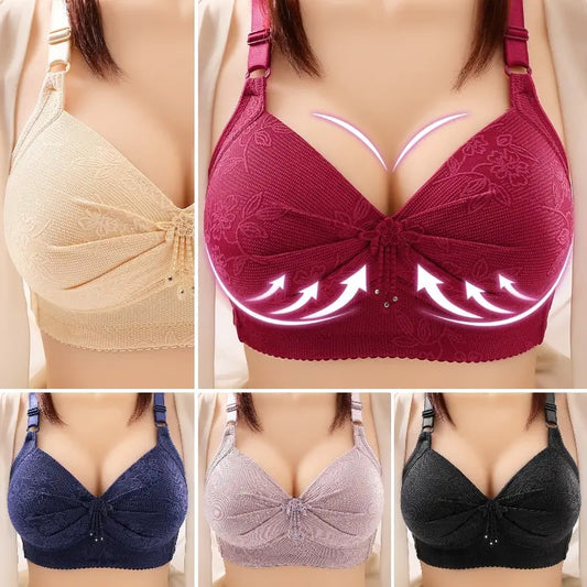 ⚡🔥Promoție de Anul Nou--50% reducere 🥰 2024 Sutien pentru lenjerie intimă confortabilă de mărime Plus