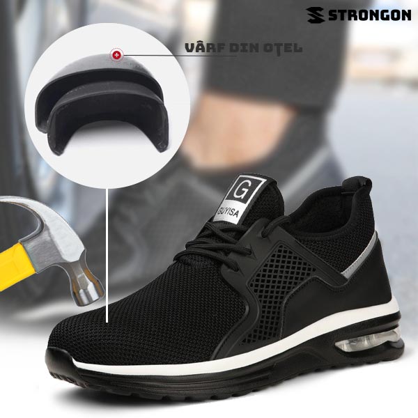 Pantofi de protecție pentru bărbați Flyweave Flyweave Lightweight Air Cushion