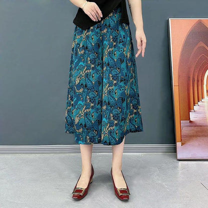 ❤️【Cumpără 1 primești 3 gratis】❤️【M-5XL】2024 Noi pantaloni largi imprimați cu talie înaltă