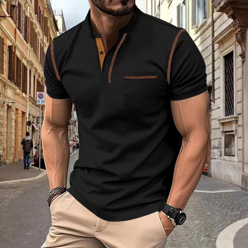S-3XL-2024 tricou polo casual pentru bărbați, cu uscare rapidă, care absoarbe transpirația