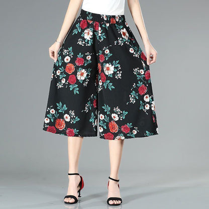 ❤️【Cumpără 1 primești 3 gratis】❤️【M-5XL】2024 Noi pantaloni largi imprimați cu talie înaltă