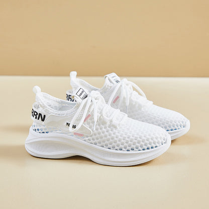 35-40-2024 Fitness running casual fly knit shoes verão tênis respiráveis