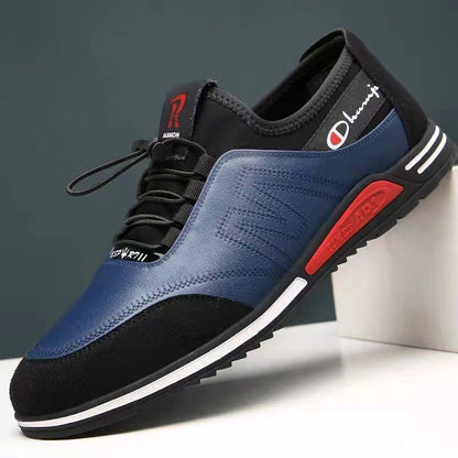 39-44-2024 Pantofi casual din piele la modă pentru bărbați cu tălpi moi, pantofi antiderapanți și rezistenți la uzură, versatili în aer liber