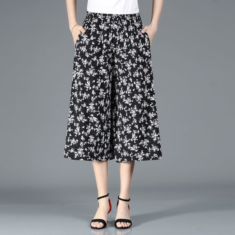 ❤️【Cumpără 1 primești 3 gratis】❤️【M-5XL】2024 Noi pantaloni largi imprimați cu talie înaltă