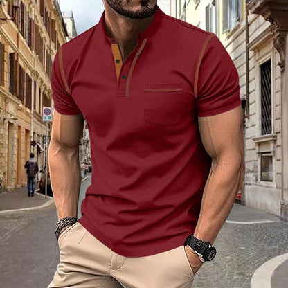 S-3XL-2024 tricou polo casual pentru bărbați, cu uscare rapidă, care absoarbe transpirația