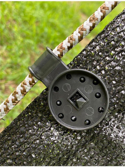 💥 Reducere limitată de timp - cumpăra 1 obține 1 gratuit 💥😍  (50 bucăți/100 bucăți) Suporturi de protecție solară din plastic, elemente de fixare pentru cataramă din plasă de protecție solară