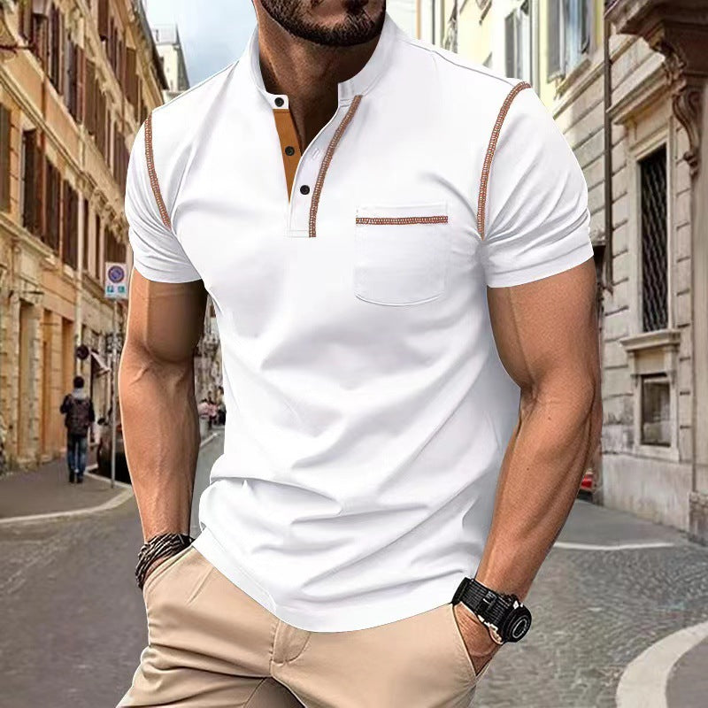 S-3XL-2024 tricou polo casual pentru bărbați, cu uscare rapidă, care absoarbe transpirația