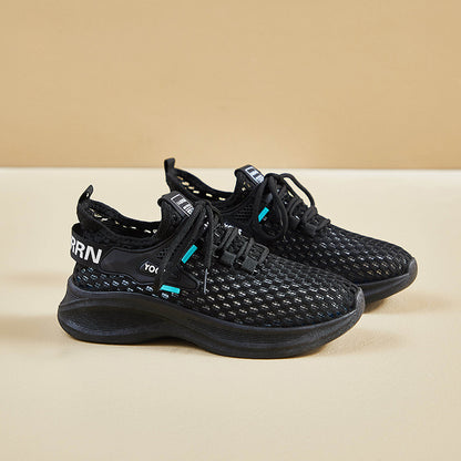 35-40-2024 Fitness running casual fly knit shoes verão tênis respiráveis