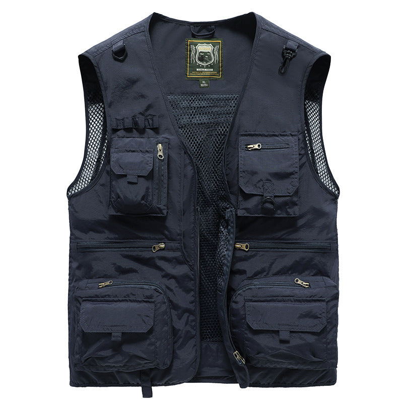 【50%OFF】【S-5XL】Жилетка с няколко джоба за лятно работно облекло на открито