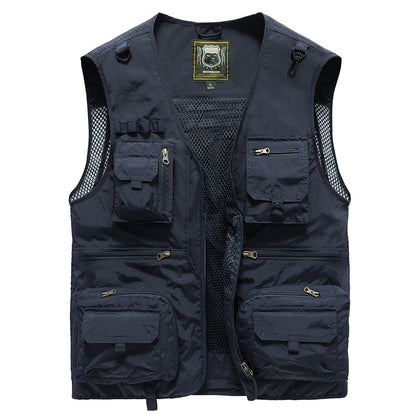【50%OFF】【S-5XL】Жилетка с няколко джоба за лятно работно облекло на открито