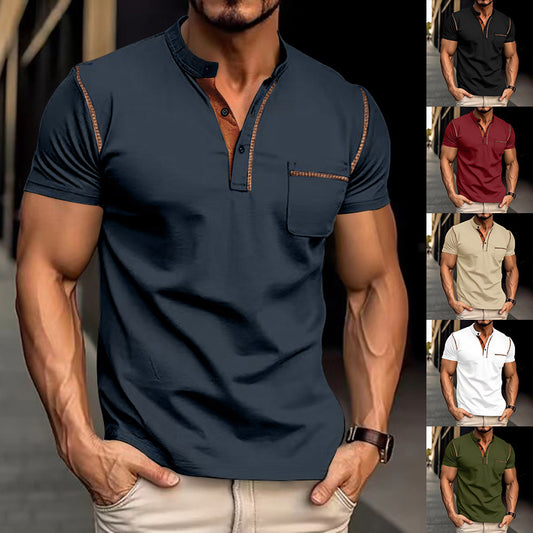 S-3XL-2024 tricou polo casual pentru bărbați, cu uscare rapidă, care absoarbe transpirația
