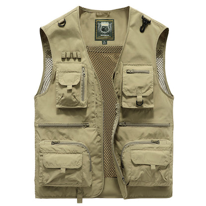 【50%OFF】【S-5XL】Жилетка с няколко джоба за лятно работно облекло на открито