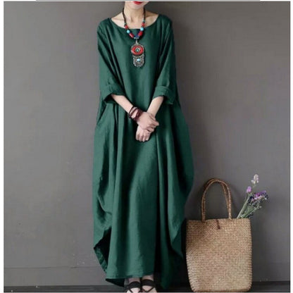 【S-5XL】2024 noua rochie de vara largi marime mare confortabila si respirabila