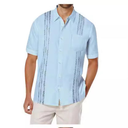 S-6XL 2024 Cămașă pentru bărbați cu model imprimat 3d street casual mânecă scurtă pentru bărbați