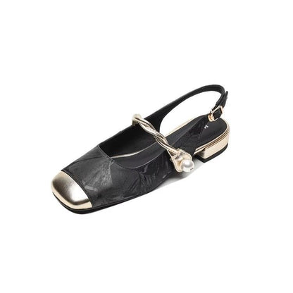 【50%OFF】【35-40】✨Ρετρό δερμάτινα παπούτσια Mary Jane με νέο κέντημα λουλουδιών👡