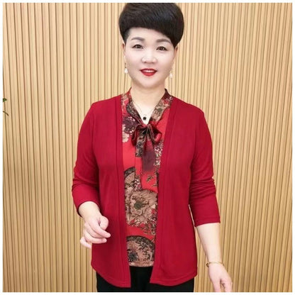 Ofertă limitată【Cumpărați 1 obțineți 1 gratuit】2023 toamna noua moda fals doua camasi cravata, care arată temperament subțire