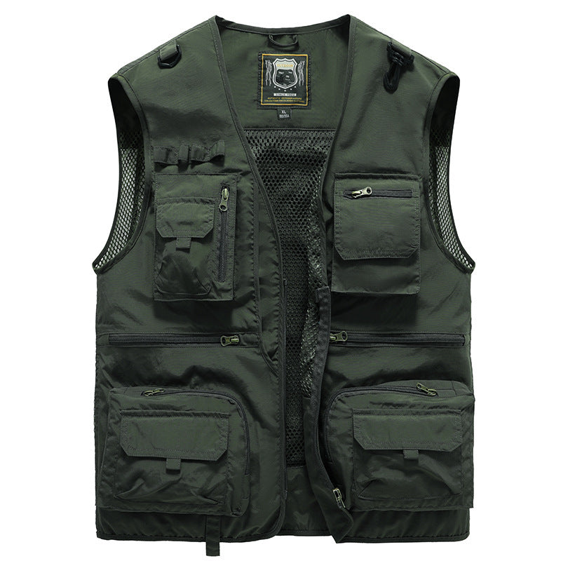 【50%OFF】【S-5XL】Жилетка с няколко джоба за лятно работно облекло на открито