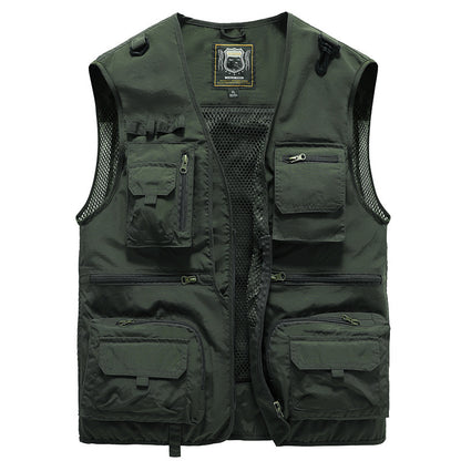【50%OFF】【S-5XL】Жилетка с няколко джоба за лятно работно облекло на открито