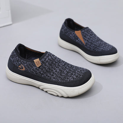 35-41-2024 Pantofi slip-on confortabili cu talpă moale pentru doamne cu talpă cu platformă, pantofi casual antiderapanți