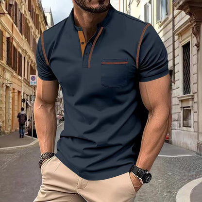 S-3XL-2024 tricou polo casual pentru bărbați, cu uscare rapidă, care absoarbe transpirația