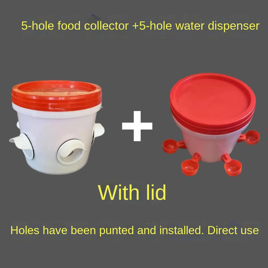 15 etető + lyuknyitó Automatikus csirke kacsa- és libaetető