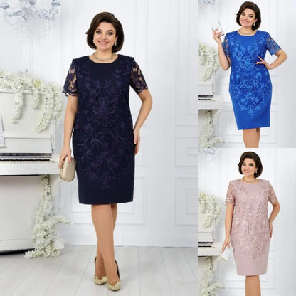 😍💖【S-3XL】 2024 rochie cu mâneci scurte imprimată la modă nouă de primăvară și vară