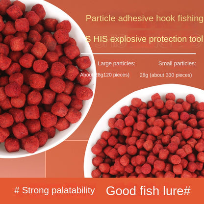 【Prindeți pește în câteva secunde】【4/10 sticle 】Particule proaspete de momeală din proteine animale Marfă cautată