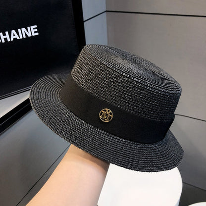 2024 Pălărie de paie de înaltă calitate, vacanță la malul mării, umbrelă de soare, protecție solară, pălărie de soare din paie