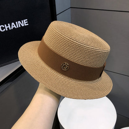2024 Pălărie de paie de înaltă calitate, vacanță la malul mării, umbrelă de soare, protecție solară, pălărie de soare din paie