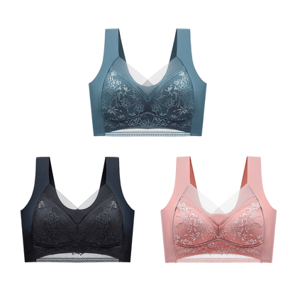Sutien cu dantelă fără fir Push Up