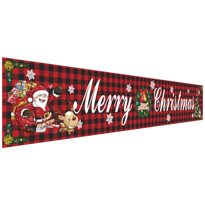 🎄【Cumpără 1 primești 1 gratis】Crăciun în aer liber Banner în aer liber Steagul de tragere🎅