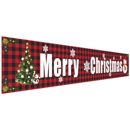 🎄【Cumpără 1 primești 1 gratis】Crăciun în aer liber Banner în aer liber Steagul de tragere🎅
