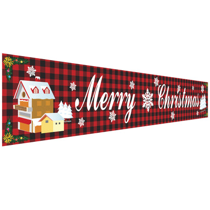 🎄【Cumpără 1 primești 1 gratis】Crăciun în aer liber Banner în aer liber Steagul de tragere🎅