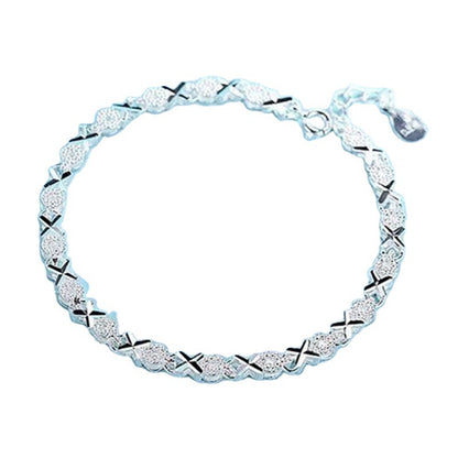 😀👉【Cumpără 1 primești 1】💕Brățară New Fashion din argint 925 inimă la inimă pentru femei